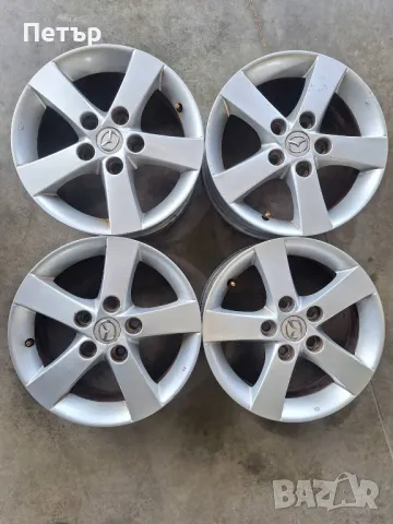 ОРИГИНАЛНИ АЛУМИНИЕВИ ДЖАНТИ ЗА МАЗДА  5Х114,3Х67-15цола