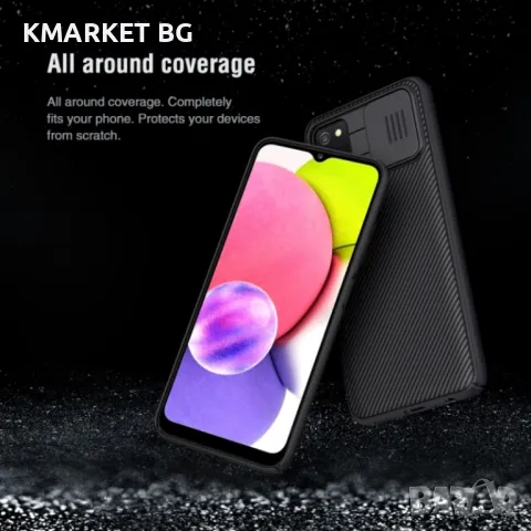 Samsung Galaxy A03s / A037G Удароустойчив NILLKIN CamShield Калъф и Протектор, снимка 5 - Калъфи, кейсове - 48330640