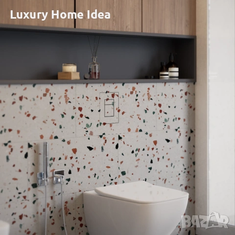 Основа за скрит монтаж на бутон зад плочка (GROHE механизъм) - Пълен комплект - Luxury Home Idea, снимка 3 - Други стоки за дома - 53980654