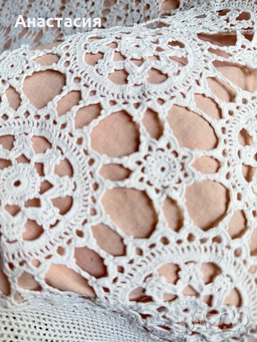  Плетена покривка за легло, снимка 3 - Покривки за легло - 54054474