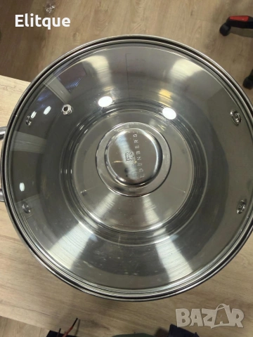 Тенджера Edenberg от неръждаема стомана и многослойно дъно за бързо и равномерно готвене, снимка 8 - Съдове за готвене - 53424041