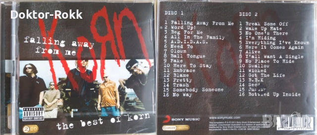 Korn – оригинални и неофициални дискове, снимка 2 - CD дискове - 39887248
