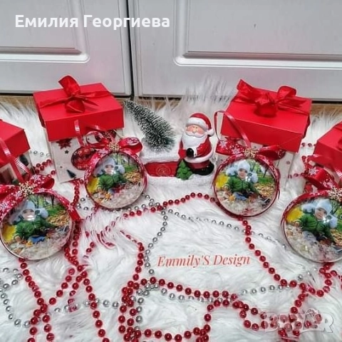 Коледни топки със снимки на най-ниски цени , снимка 3 - Други - 52822318