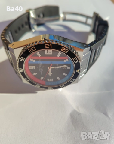 Швейцарски Cyma Ice Aquamare Star Professional Diver, 200m сапфир 43mm, снимка 2 - Мъжки - 51474433