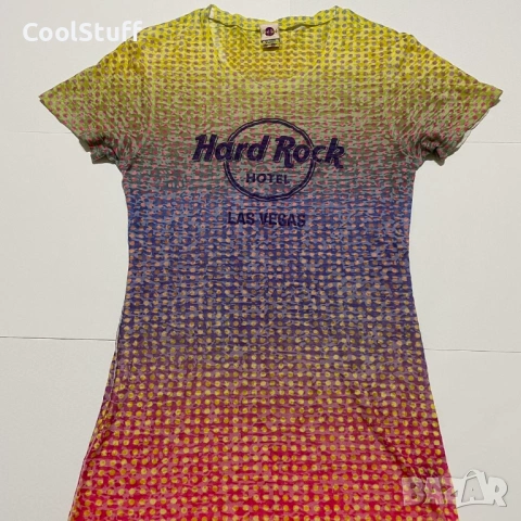 Тениска Hard Rock Cafe Las Vegas Размер S, снимка 2 - Тениски - 53927478