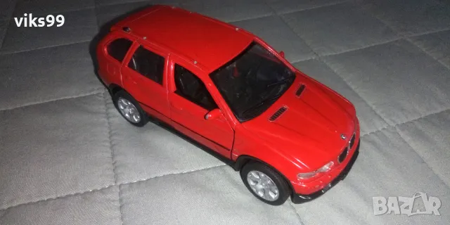 BMW X5 - Welly - Мащаб 1:32, снимка 5 - Колекции - 49301121