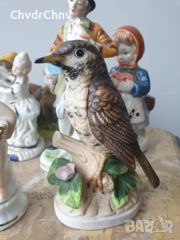8бр малки порцеланови фигури/деца-музиканти-бебета-птица/статуетки 8-17см, снимка 5 - Статуетки - 50289596
