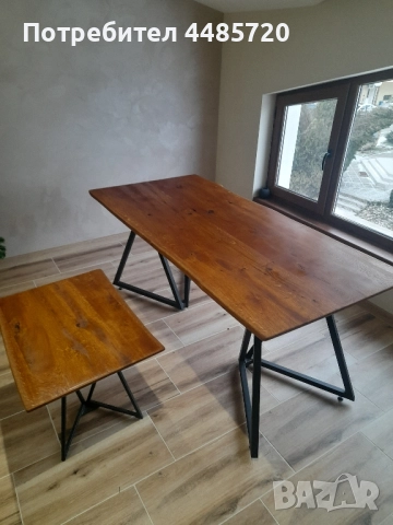 маси и плотове от масив с епоксидна смола, снимка 16 - Маси - 51596692