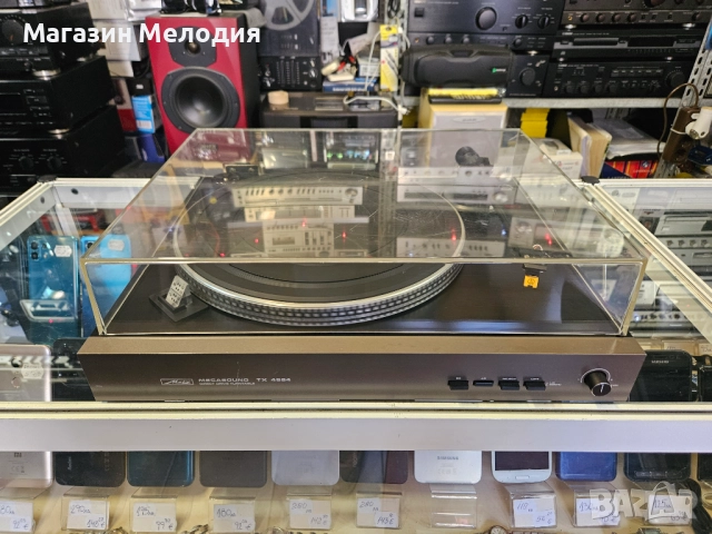 Грамофон Metz TX 4984 Direct Drive В отлично техническо и визуално състояние., снимка 12 - Грамофони - 52482275