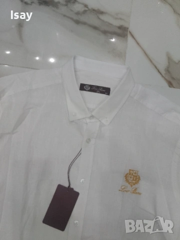 Мъжка риза ЛОРО ПИАНА 2ХЛ последен размер, снимка 2 - Ризи - 53918914