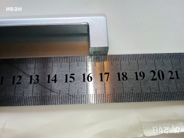 Мебелни дръжки,сиви металик налични 5бр.комплект с винтовете.Нови, снимка 9 - Други - 53572423