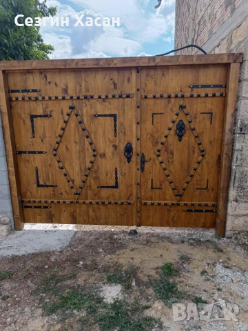 Дървени порти по поръчка - изработка и стилен вид!, снимка 12 - Дърводелски услуги - 51226986