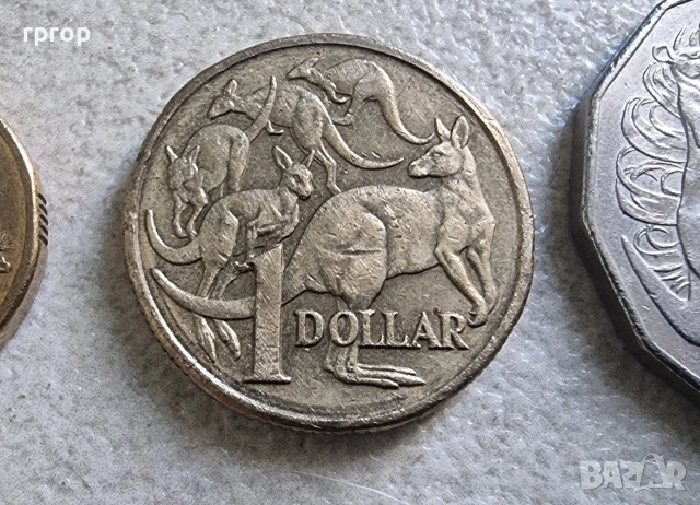 Монети. Австралия. Лот .5, 10 ,20, 50 цента . 1 и 2 долара.6 бройки., снимка 3 - Нумизматика и бонистика - 41411682