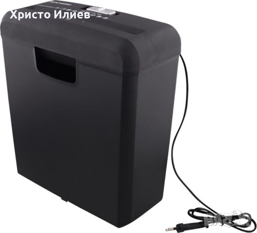 Шредер за хартия / кредитни карти с кош 6x A4 Fichero 8L , снимка 4 - Други - 46035290