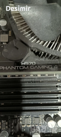 Комплект дъно ASRock H570 Phantom Gaming 4 + Celeron G5905 + 8GB RAM, снимка 4 - Дънни платки - 52871503