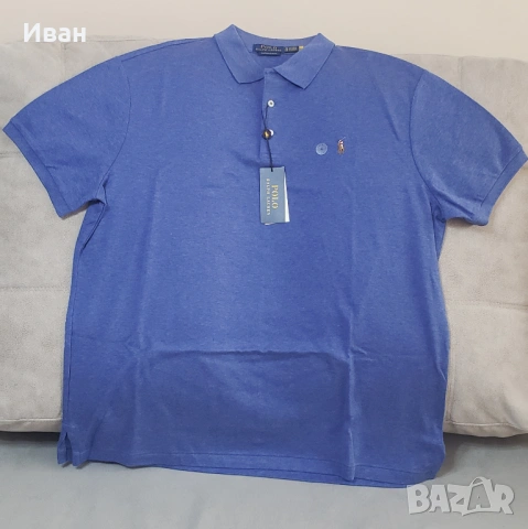 Нова оригинална фланелка Polo Ralph Lauren custom slim fit - размер XL, L, M - 100% памук, снимка 11 - Тениски - 54038332