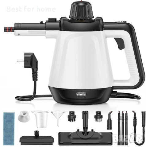 Ръчна парочистачка Kresal  за много повърхности с 12 броя аксесоари