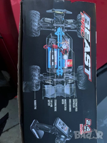 Rc количка 1:16 развива 80км/ч, снимка 6 - Дронове и аксесоари - 53385568