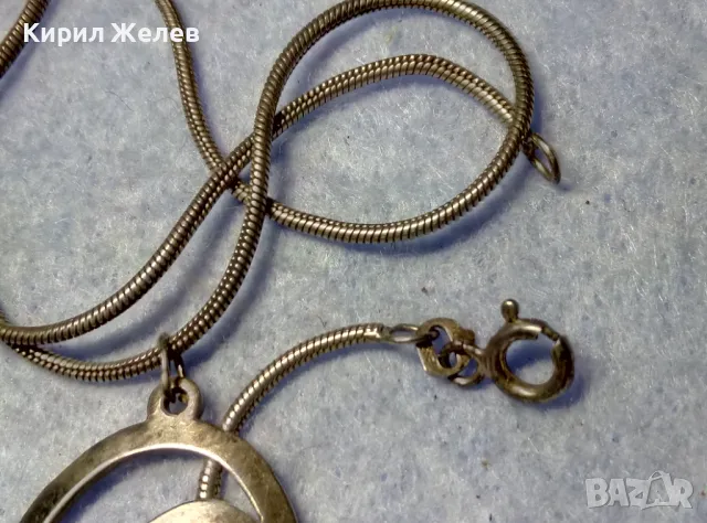 ФЕШЪН АРТ АЖУРЕН СРЕБЪРЕН МЕДАЛЬОН СРЕБРО 925 с ФИНА СРЕБЪРНА ВЕРИЖКА ODEMA 925 49886, снимка 3 - Колиета, медальони, синджири - 50337157