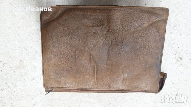 Ретро кожена чанта от СОЦА, снимка 5 - Антикварни и старинни предмети - 45829104