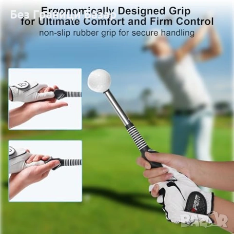 Нов Голф тренажор за суинг десничари – ритъм, сила, posture корекция, снимка 5 - Голф - 53568445