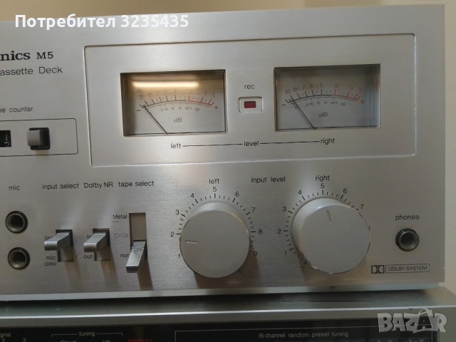 касетен дек Technics M5, снимка 5 - Декове - 53530201