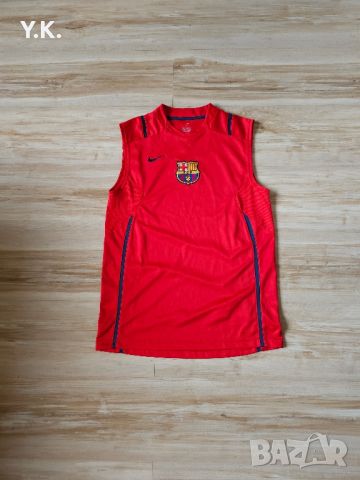 Оригинален мъжки потник Nike Dri-Fit x F.C. Barcelona, снимка 1 - Тениски - 45876834