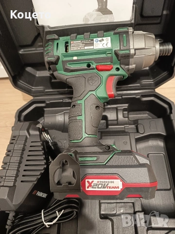 20V - 180Nm - Ударен винтоверт Parkside/Парксайд , снимка 4 - Други машини и части - 54131311