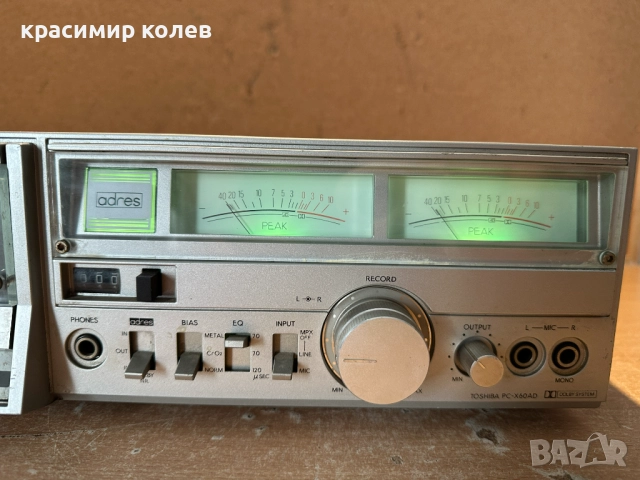 касетен дек "TOSHIBA PC-X60AD", снимка 2 - Декове - 52618382