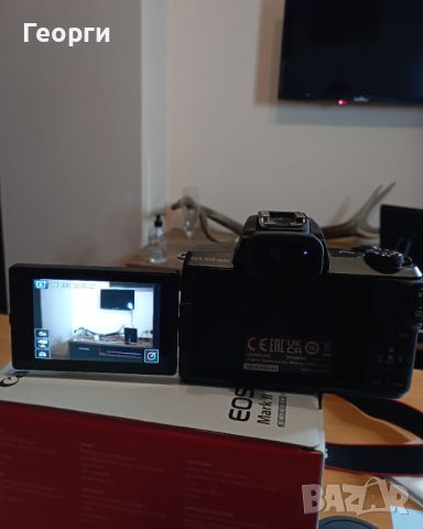 Безогледален фотоапарат Canon EOS M50 Mark II, снимка 5 - Фотоапарати - 46246780