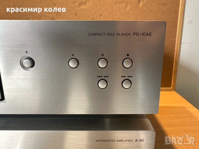 усилвател "PIONEER A-30"и cd плейър "PIONEER PD-10AE", снимка 9 - Ресийвъри, усилватели, смесителни пултове - 53290326