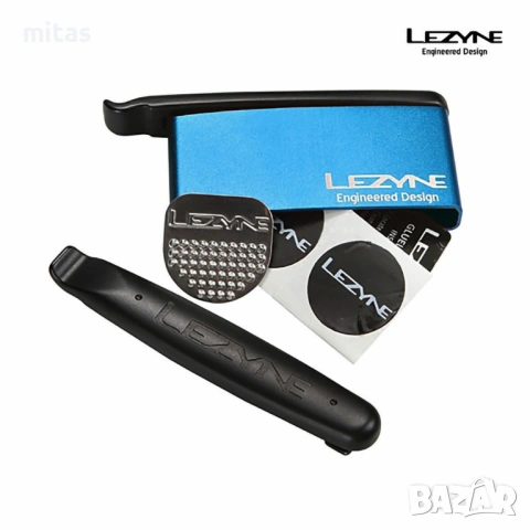 Комплект за ремонт на вело гуми Lever Kit (лепенки, щанги, кутия)