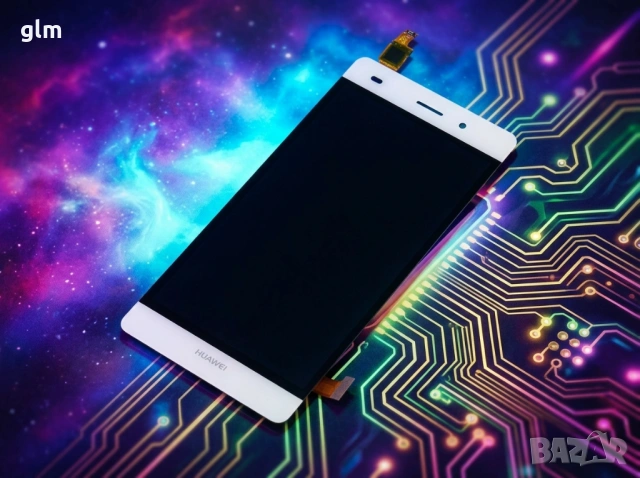 LCD Дисплей за Huawei Ascend P8 lite 5.0"  + Тъчскрийн бял, снимка 2 - Резервни части за телефони - 54127438