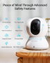 Охранителна камера blurams, 2K вътрешна камера 360° камера за домашни любимци за домашна сигурност , снимка 2