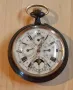 Старинен Швейцарски джобен часовник Лунна фаза- Голиат, снимка 8