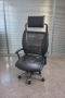 оригинален директорски стол въртящ се водеща швейцарска марка ZÜCO естествен кожа/хром ергономичен , снимка 11
