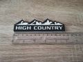 Chevy Jeep High Country черно с бяло емблема, снимка 2