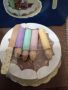 Дървена детска торта със свещички за рожден ден, снимка 7