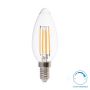LED лампа 4W Filament свещ E14 3 Step Dimming Топло Бяла Светлина