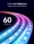 Govee RGBIC LED Strip Lights M1 with Matter, 16,4 фута WiFi LED светлини за шкаф, телевизор, легло , снимка 5