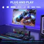 Компютърни високоговорители EnjoyNest, RGB високоговорители, USB захранване, 3,5 mm Aux, снимка 7