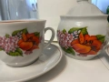 Съветски порцеланов сервиз за чай / кафе , снимка 2