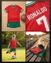 CR 7 ❤️⚽️ детско юношески футболни екипи на Португалия, снимка 1