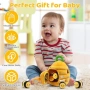 Нова Montessori бебешка играчка кошер с 5 пчелички и звукови ефекти за бебе, снимка 5