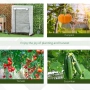 Мини оранжерия за балкон, двор с ролетна врата, PE покритие Outsunny, снимка 4