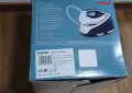 Гладачна станция Tefal, 2200W, 5.3 бара, парна струя 270 g/min, самопочистваща се плоча, син/бял, снимка 2