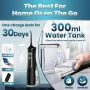 OasiSmile Water Flosser за почистване на зъби: 300 мл безжичен орален иригатор, снимка 5