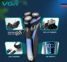 Професионална електрическа самобръсначка VGR V-306, самобръсначка с 3 глави, снимка 2
