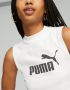 Дамски потник PUMA Essentials High Neck Tank Top White, снимка 3