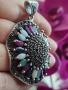 Масивен сребърен медальон , снимка 4